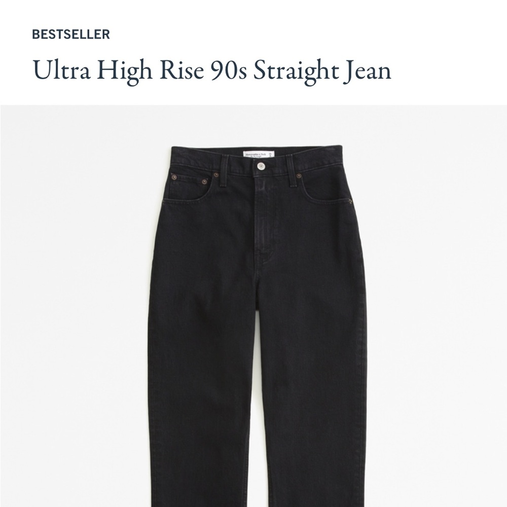 Ultra High Rise 90’s straight jean